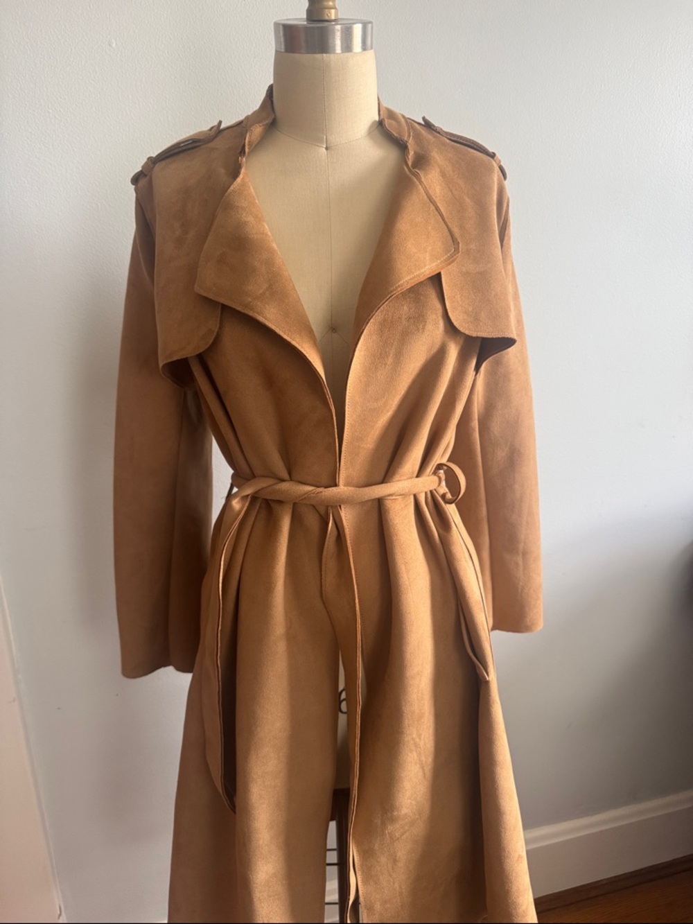 H&M Camel Tan Trench Coat - Picture 4 of 4